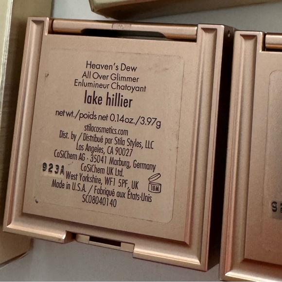 Stila Gold shimmer highlighter HEAVEN'S DEW ALL OVER GLIMMER Duo set - Picture 6 of 6
